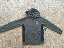 New LRG Boys Road Hoodie Dark Heather Grey. Size 7