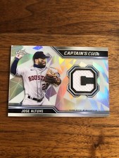 2021 Topps Chrome Captain's Cloth Relics Jose Altuve #CCR-JA