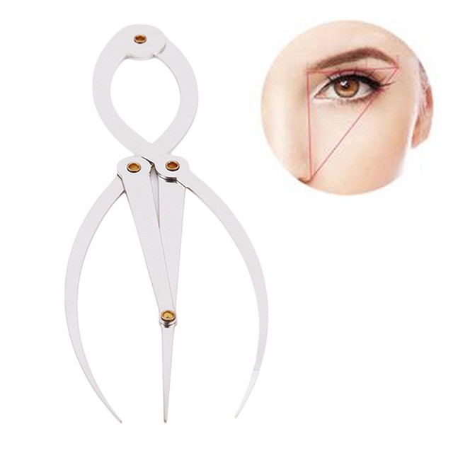 Eyebrow Calipers Stainless Steel Microblading Golden Ratio Measuring