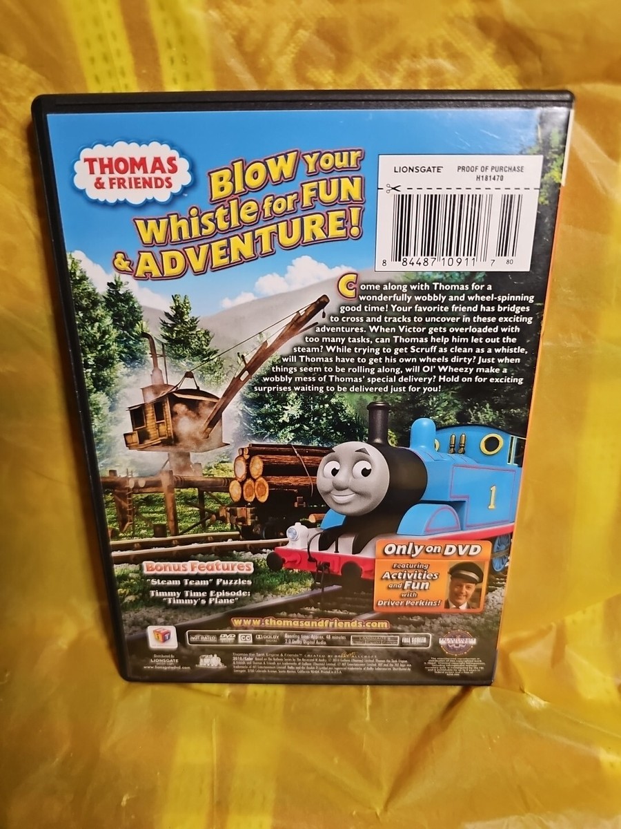 Thomas And Friends Wobbly Wheels And Whistles DVD 2010