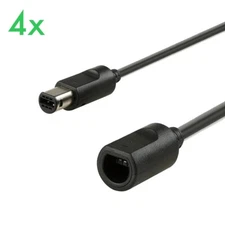 4x - Nintendo GameCube NGC Controller Extension Cable - New - Set Of 4