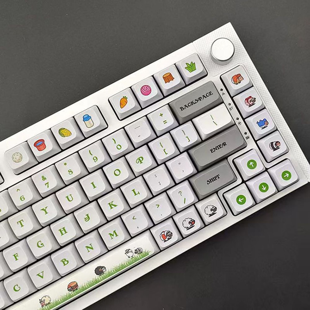 High-Quality Thermal Sublimation Keycap Set for Mechanical Keyboards, Durable and Stylish