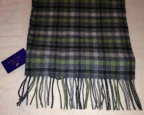 NWT Alan Flusser $95 Cashmere Green 