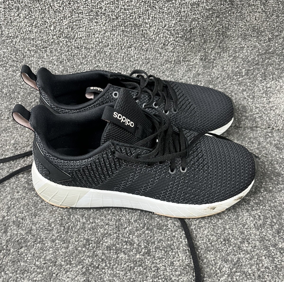 Adidas Questar BYD Cloud Foam Womens US 10 Black Athletic Running