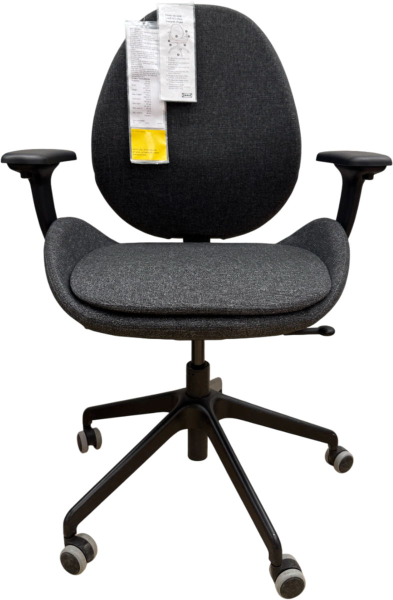 Brand New IKEA HATTEFJALL Gunnared Dark Gray Black Office