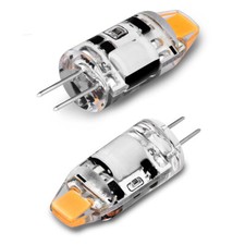 AC DC 12V G4 LED COB Light Bulbs Dimmable 3W 6W Capsule Cool Warm White Lamp