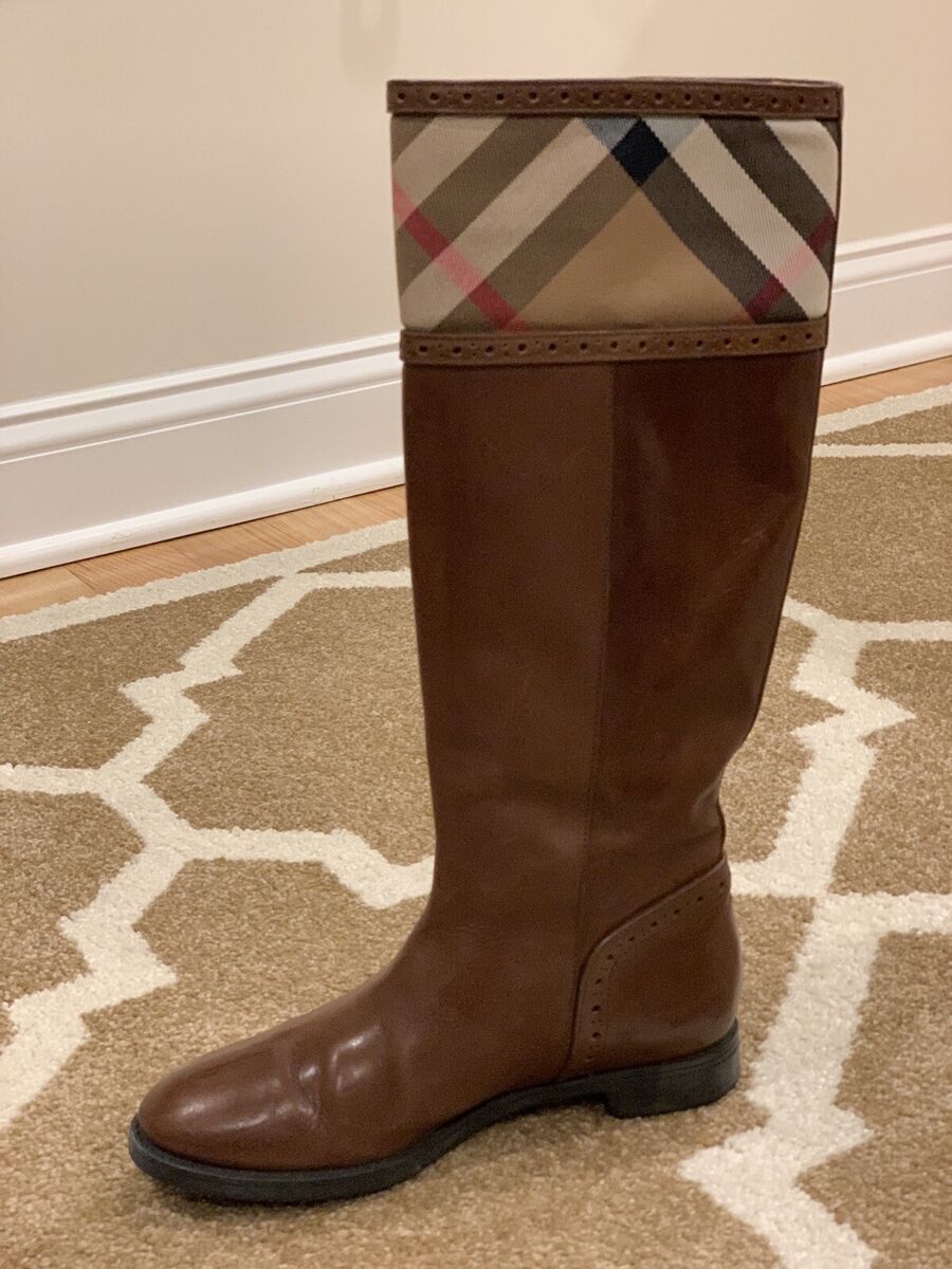 Burberry Brown Riding Boots Size 35 Made In Italy | eBay Burberry Brown Riding Boots Size 35 Made In Italy | eBay
