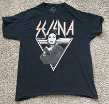 SELENA QUEEN OF CUMBIA T-Shirt Medium Black Music Graphic Tee