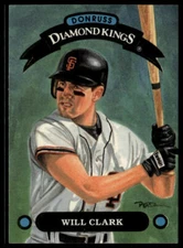 1992 Donruss #DK-2 Will Clark Diamond Kings