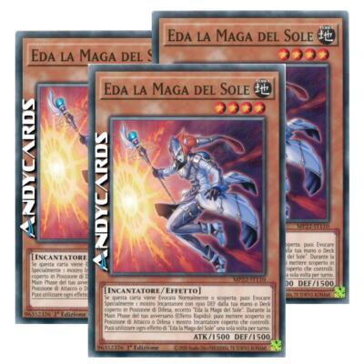 3x EDA LA MAGA DEL SOLE   (Eda The Sun Magician)   Common   MP22 IT110   1Ed