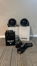 Profoto Acute2 2400 Generator Power Supply w/ 2 Acute 2-D4 Flash Lamps