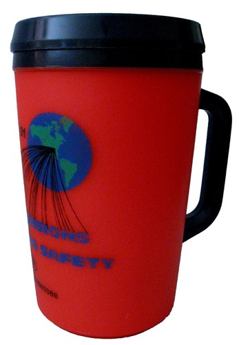 Aladdin ecycle Blue Gray Two Tone 16oz Travel Tumbler Mug w/ Lid Bright  Plastic | eBay