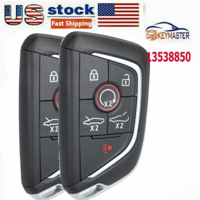 2XSmart Remote Key Fob for Chevrolet Corvette C8 2020 -2022 YG0G20TB1 433Mhz 6B