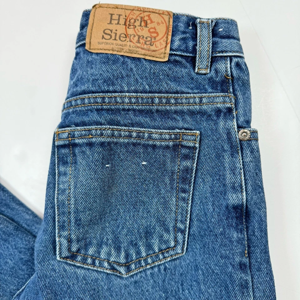 Vintage High Sierra Classic Boys Denim Blue Jeans Size 8R - Image 3 of 4