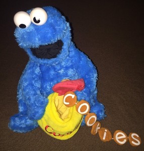 sesame street feed me cookie monster plush