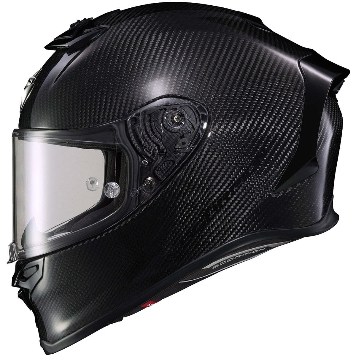 Scorpion EXO-R1 Air Carbon Full Face Motorcycle Helmet Solid Gloss Black  3XLarge