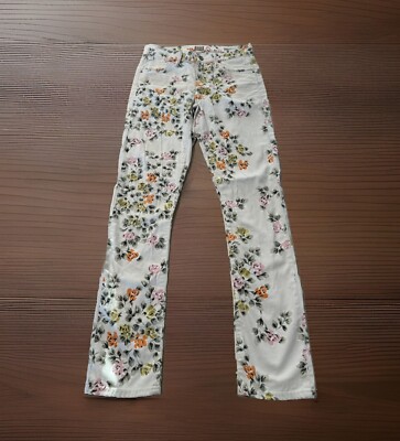 Citizens of Humanity Denim Mandy High Waist Slum Roll Up Floral Jeans Women s 26