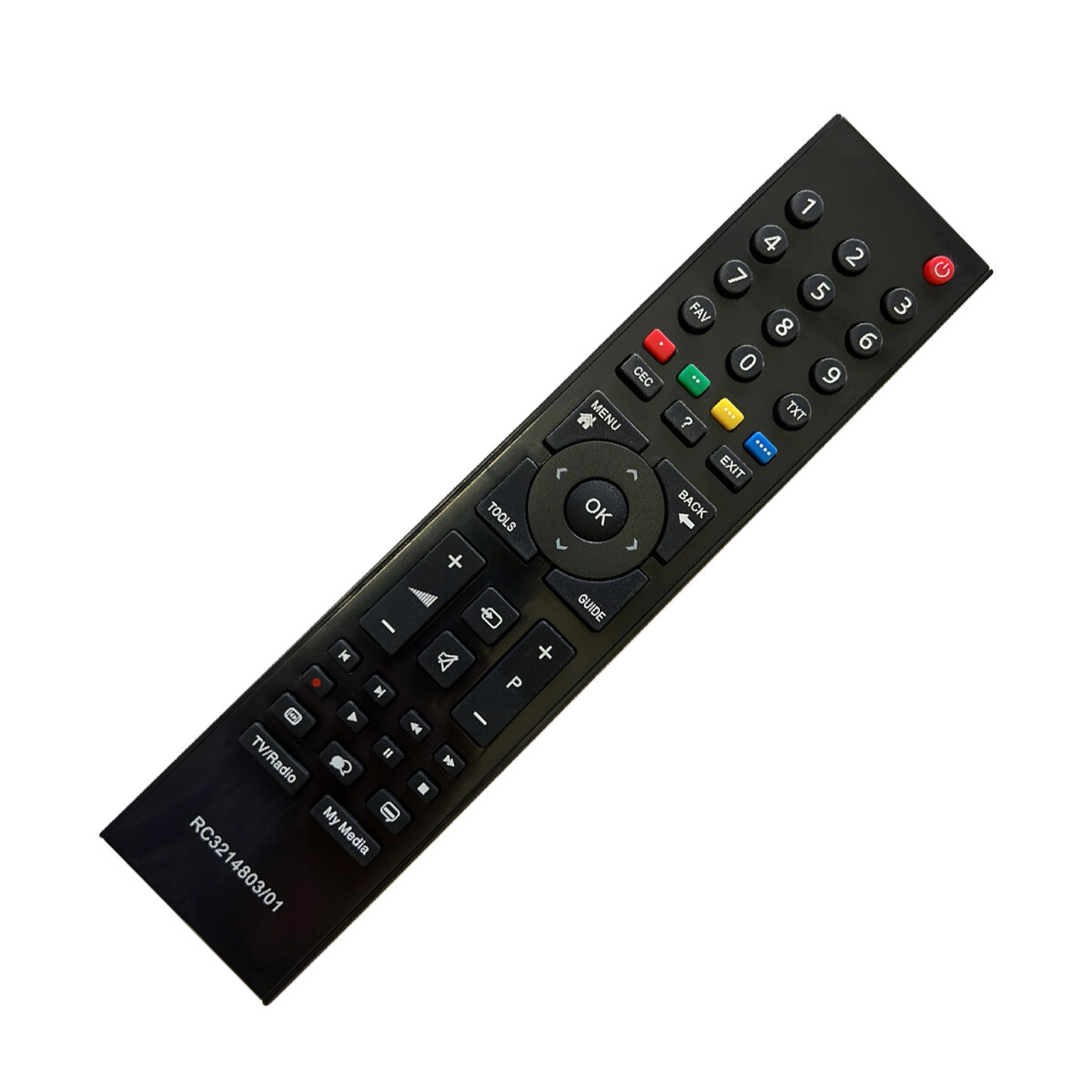 Thumbnail - Ersatz Tv Fernbedienung Für Grundig 32vle5500wg Fernseher