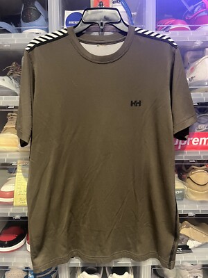 Helly Hansen Training T-shirt Short Sleeve Green Size M Men's