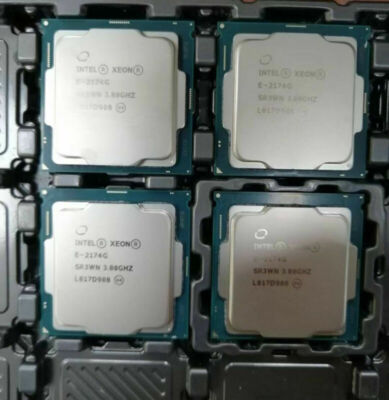 Intel Xeon E-2174G CPU e2174g processor 3.8ghz 4 cores 8 threads 8mb LGA 1151