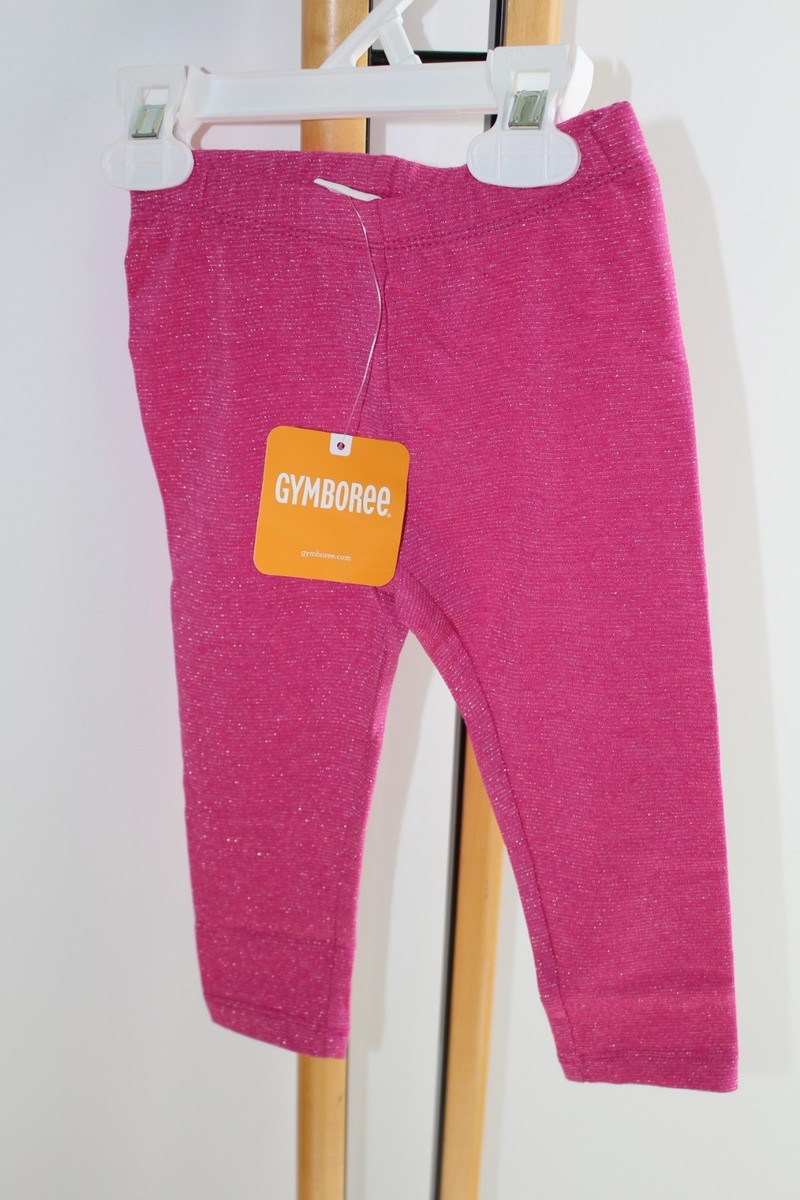 Gymboree Ready, Jet, Go! Girls Girl Size 12-18 Hot Pink Sparkle