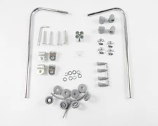 OEM MALAGUTI SCOOTER CIAK WINDSHIELD MOUNT BRACKET HARDWARE BOLTS CLAMPS