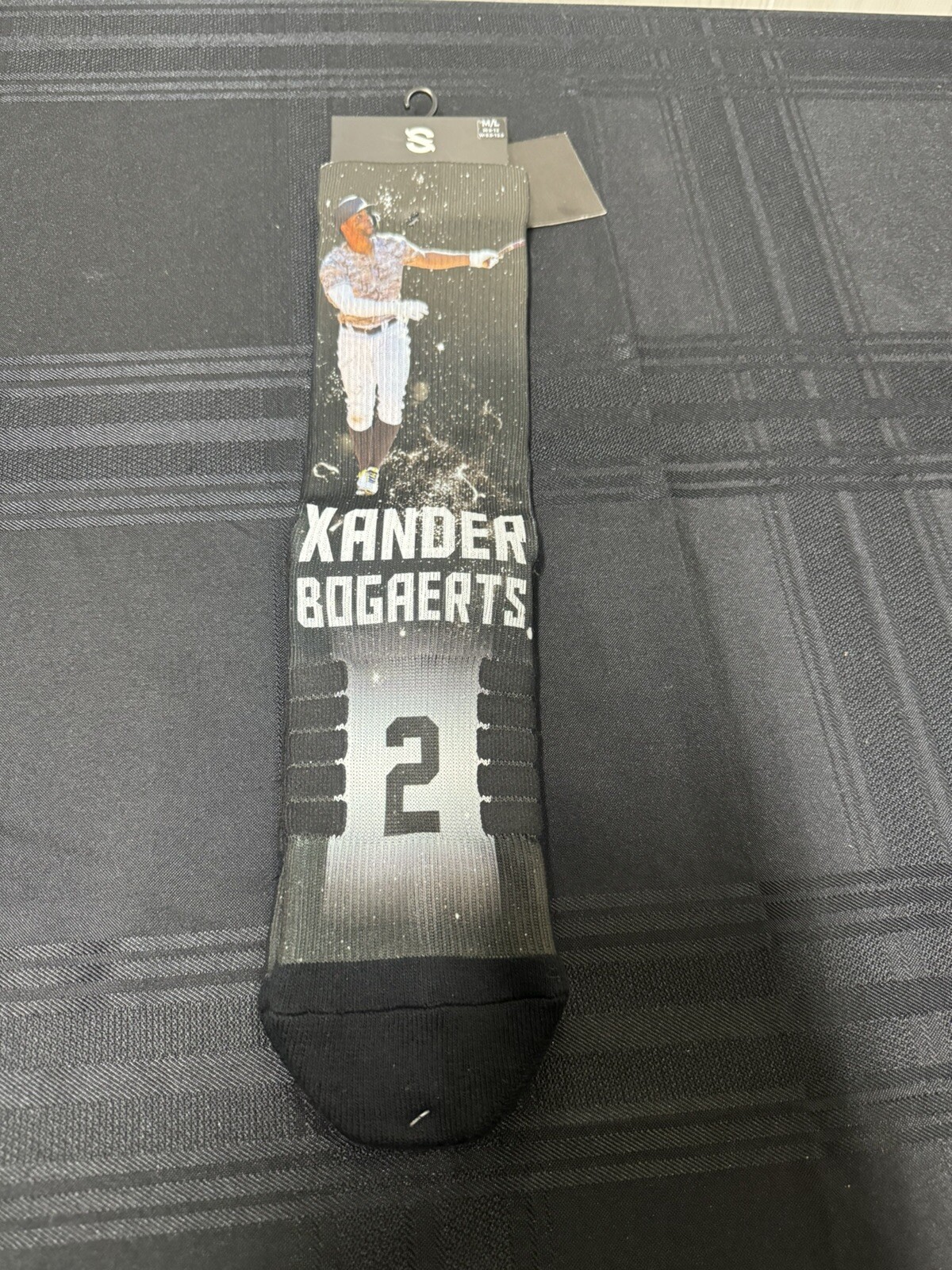 Strideline Xander Bogaerts San Diego Padres Crew Socks MENS Size 8-12