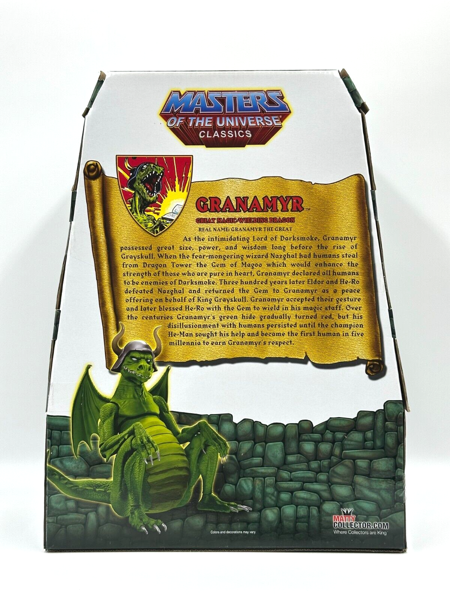 MASTERS OF THE UNIVERSE CLASSICS GRANAMYR GREAT DRAGON SEALED