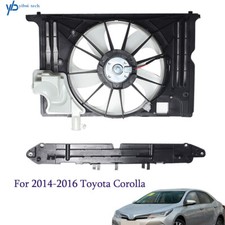 Radiator Condenser Cooling Fan Assembly For 2014-2019 Toyota Corolla Se Le Xse