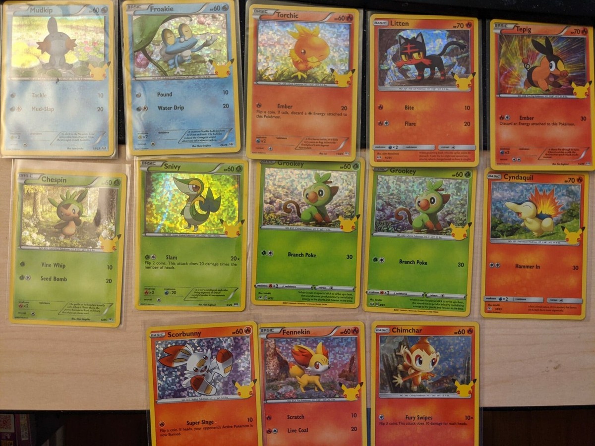 2021 pokemon mcdonalds cards McDonald's Pokmon Anniversary Cards by Popularity