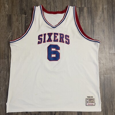 Authentic Dr J Julius Erving #6 Mitchell & Ness 82-83 76ers Jersey
