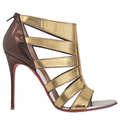 louboutin open toe booties