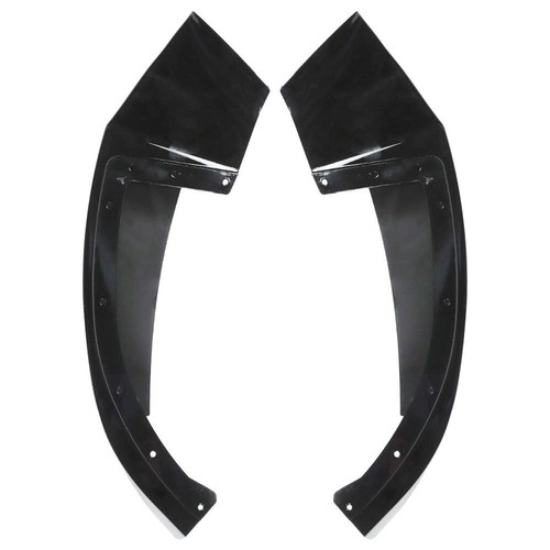 Kit de labios divisores de parachoques delantero traje ABS negro para BMW F32 F33 F36 2014-2020 - Imagen 9 de 17