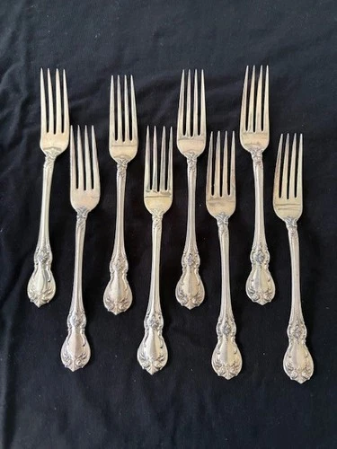 Towle OLD MASTER 8 Dinner Forks - No Monograms