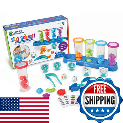 Learning Resources Silly Science Fine Motor Sorting Set - 55 Pcs, Ages 3+