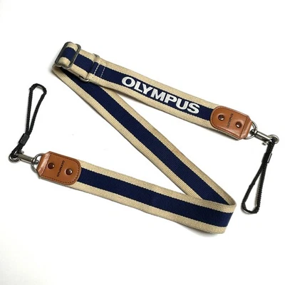 Vintage Genuine Olympus OM System Hunter Camera Neck Strap With Lanyards - Image 1 of 4