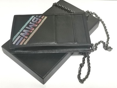 Genuine BMW Black Leather Crossbody  Phone Bag  Card Holder NIB