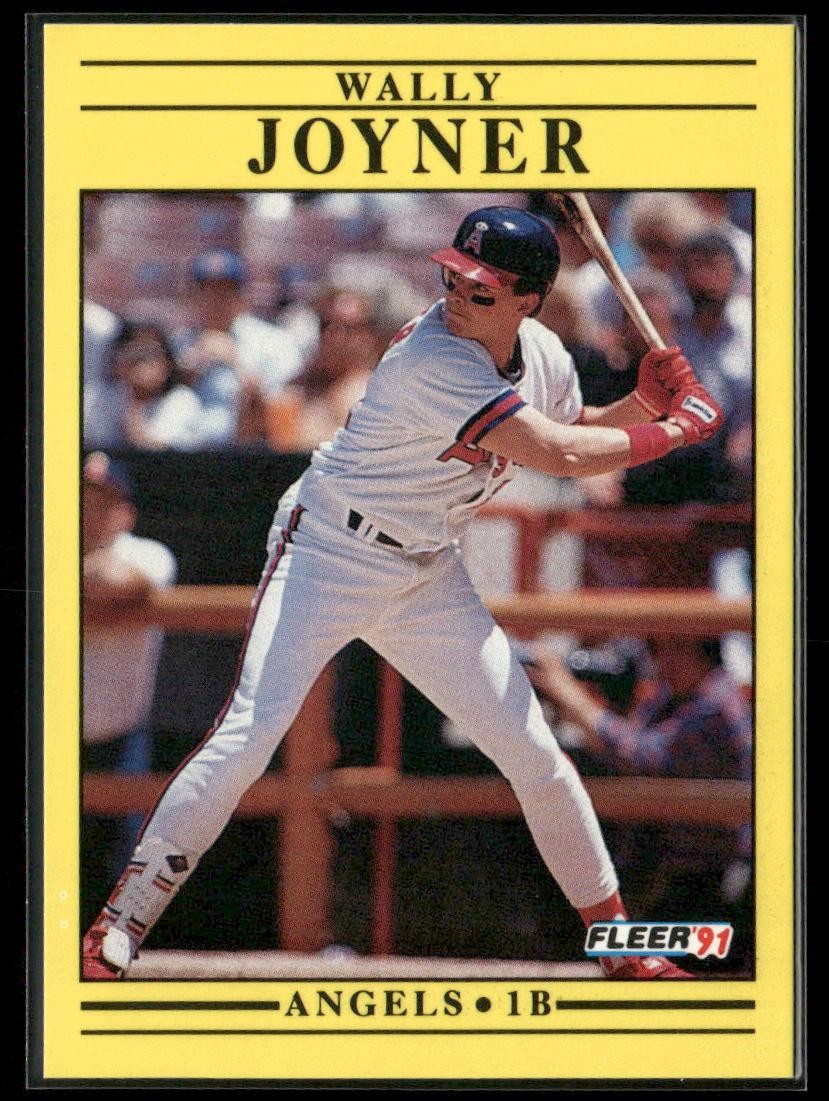 1991 Fleer #317 Wally Joyner