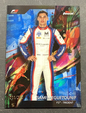011/200 Blue Refractor Sami Meguetounif #47 - 2024 Topps Finest Formula 1 F1 F3