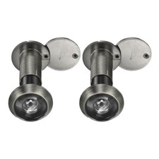 2 Pcs 9/16\" 180&deg; Door Peephole with Bronze Cover