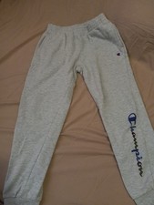 Youth Large Champion Sweatpants Green/Blue/Purple Logo Design