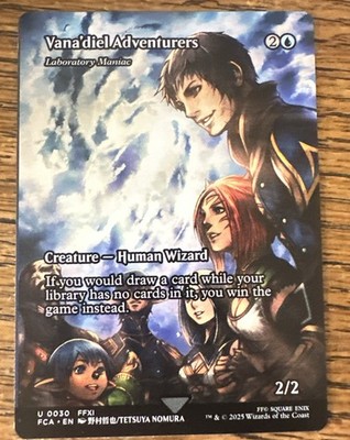 MTG, VANA'DIEL ADVENTURERS (Laboratory Maniac)  NM FINAL FANTASY FCA UNCOMMON 