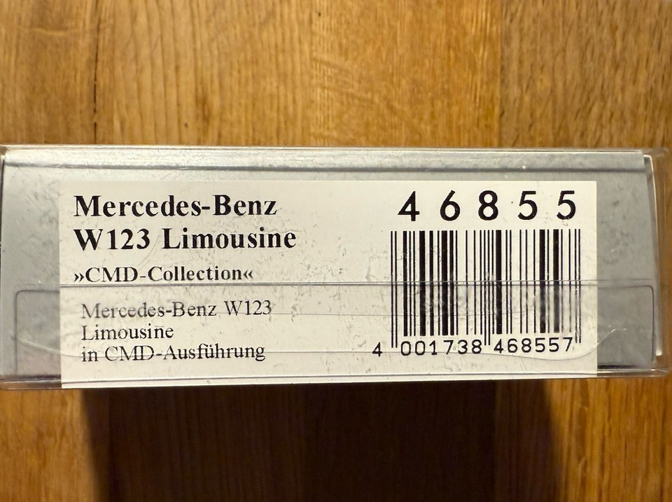 Top: Busch 46855 Mercedes Benz W123 CMD Schwarz Automodell 1:87 OVP! | eBay