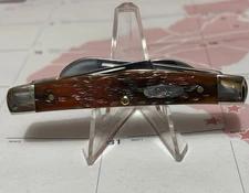 Case 2000 Chestnut Bone 64052  Medium Congress Knife