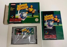 Thumbnail of ebay&reg; auction 318851886218 | Super Soccer SNES Super Nintendo Spiel OVP komplett CIB sehr guter Zustand teilweise versiegelt!