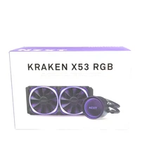 NZXT Kraken X53 RGB 240mm Liquid CPU Cooler RL-KRX53-R1 Few Parts Miss "READ"