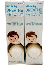 2 pack Fridababy Breathe Frida Soothing Vapor Bath Bombs Eucalyptus  Lavender 6