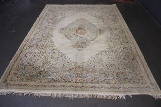Original Handgeknüpft Perserteppich Orientteppich Wolle KIRMAN 308x214cm