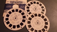 VINTAGE VIEW MASTER REEL SET VIEWMASTER 3 REELS CARLSBAD CAVERNS NEW MEXICO