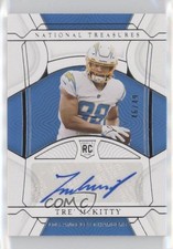 2021 Panini National Treasures Rookie Signatures 46/49 Tre' McKitty Auto 8em